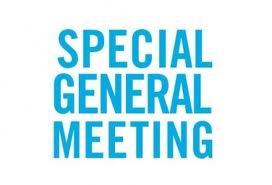 Special General Meeting – 17th September 2019